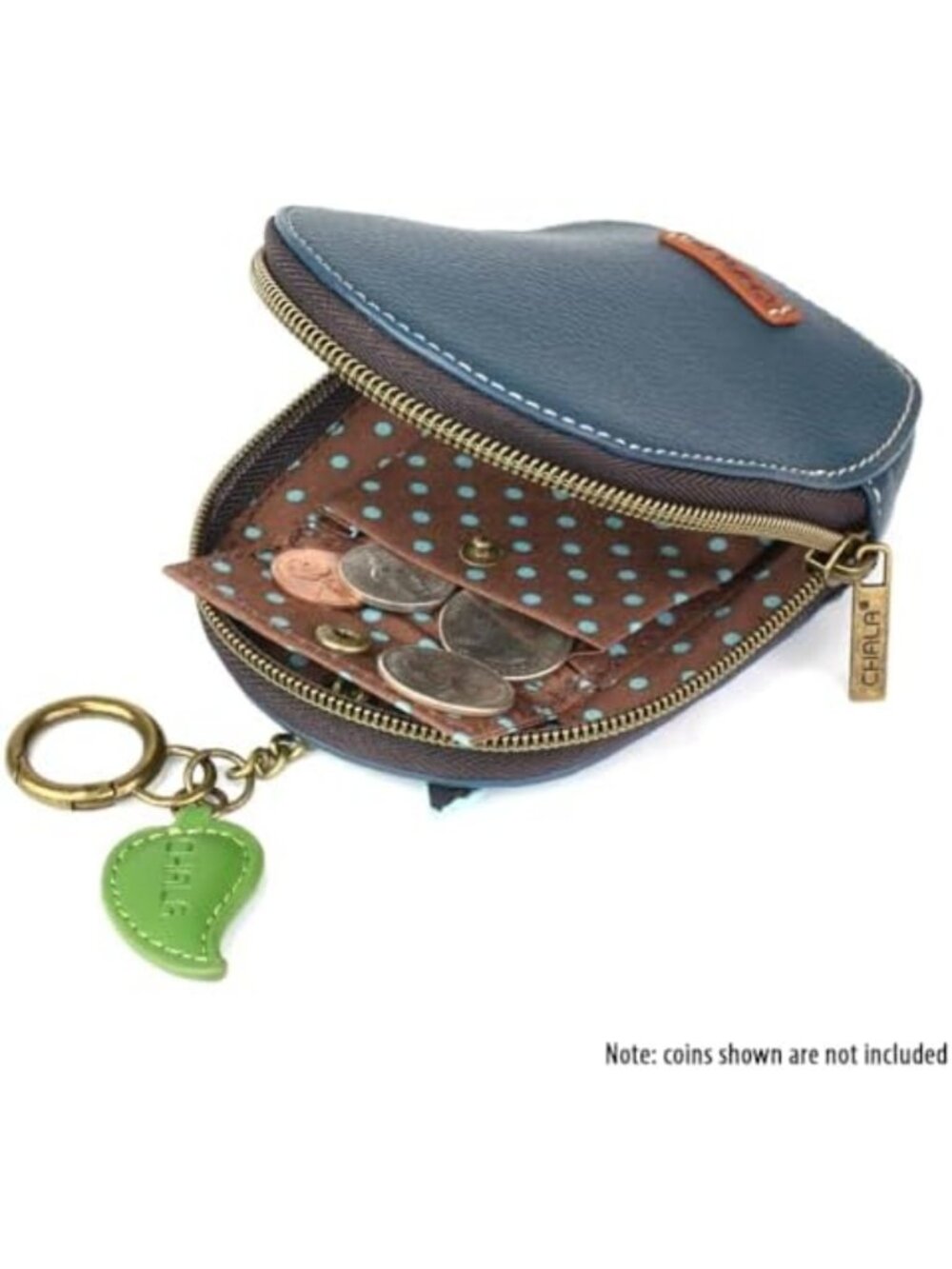 Mini Coin Purse Keychain - RFID Card Holder & Accessory - Hummingbird Design - Picture 5 of 7